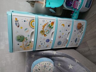 Комод детский 4 ящика, Динозавры, 38х48х98 см, Альтернатива, для мальчиков, М1243 - фото 4 от пользователя