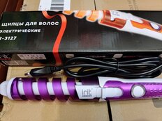 Щипцы Irit, IR-3127, для создания волн, 40 Вт, керамическое покрытие, 1 режим, в ассортименте - фото 7 от пользователя