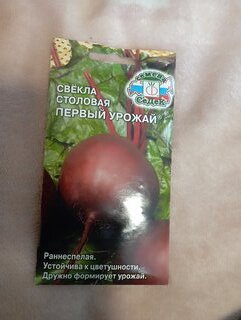 Семена Свекла, Первый Урожай, 3 г, столовая, цветная упаковка, Седек - фото 1 от пользователя