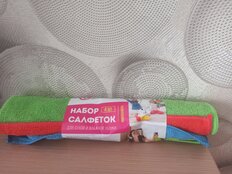 Салфетка бытовая для уборки, микрофибра, 29х29 см, 4 шт, в ассортименте, Марья Искусница - фото 6 от пользователя