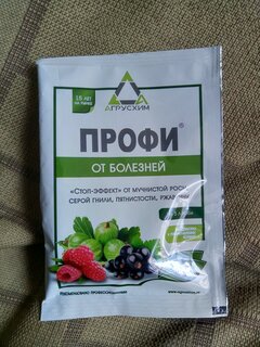 Фунгицид Профи, от болезней на ягодных кустарниках и землянике, 5 мл, Агрусхим - фото 5 от пользователя