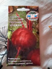 Семена Свекла, Первый Урожай, 3 г, столовая, цветная упаковка, Седек - фото 4 от пользователя