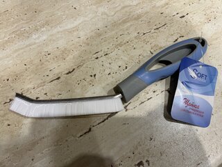 Щетка очищающая для стыков и углов, 23.5х2х1 см, с черенком, 44018-4484 - фото 9 от пользователя