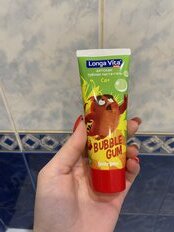 Зубная паста Longa Vita, Angry Birds Bubble Gum, для детей, 75 г - фото 1 от пользователя