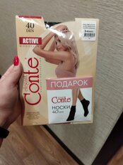 Колготки Conte, Active, 40 DEN, р. 3, nero/черные, шортики утягивающие - фото 1 от пользователя