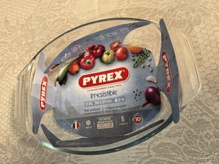 Форма для запекания стекло, 21х30х6.5 см, 2 л, овальная, Pyrex, Optimum, 410B000/7044 - фото 4 от пользователя