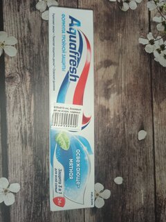 Зубная паста Aquafresh, Освежающе-мятная, 100 мл - фото 4 от пользователя