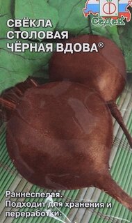 Семена Свекла, Черная вдова, цветная упаковка, Седек - фото 2 от пользователя