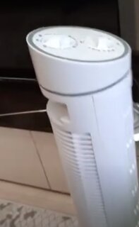 Вентилятор напольный колонный, Lofter, 40 Вт, 3 скорости, белый, TF29C2-alu (TF29-T21-wht) - фото 1 от пользователя