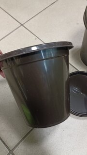 Горшок пластик, 2 л, 17 см, для цветов, коричневый, Альтернатива, Эконом, М6601 - фото 5 от пользователя