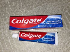 Зубная паста Colgate, Крепкие зубы Свежее дыхание, 100 мл - фото 1 от пользователя