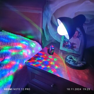 Лампа светодиодная E27, 3 Вт, эллипсоидная, RGB, Онлайт, Disco - фото 2 от пользователя