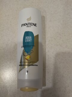 Бальзам-ополаскиватель для сухих и поврежденных волос, Pantene Pro-V, Aqua Light, 360 мл - фото 1 от пользователя