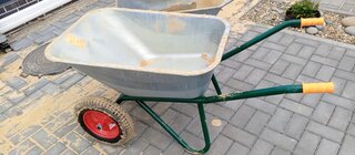 Тачка строительная двухколесная, сталь, 250кг, 110 л, без колпачка на ниппеле, 0.8мм, 20мм, PR3.25х8, в ассортименте, Профи - фото 5 от пользователя