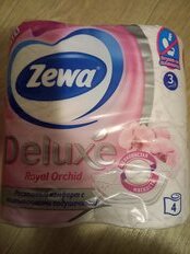 Туалетная бумага Zewa, Deluxe орхидея, 3 слоя, 4 шт, 18.5 м, с втулкой - фото 8 от пользователя