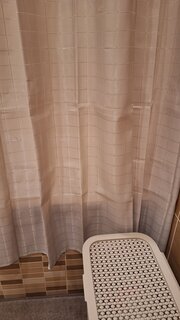 Штора для ванн 180х180 см, полиэстер, Бежевый, A310068 - фото 3 от пользователя