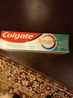 Зубная паста Colgate, Total 12, 75 мл, профессиональная чистка гель, CN05045A - фото 2 от пользователя