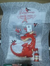 Полотенце кухонное вафельное, 45х60 см, 155 г/м2, 100% хлопок, Дракоша Трт3134-1/150, в ассортименте, Россия, Пвн45*60 - фото 8 от пользователя