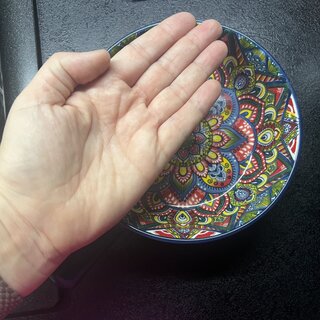Кокотница фарфор, 16х21.5х5.8 см, синяя, Arabesque, 860088 - фото 3 от пользователя