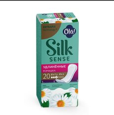 Прокладки женские Ola, Silk sense daily deo large Ромашка, 20 шт, впитывающие - фото 5 от пользователя