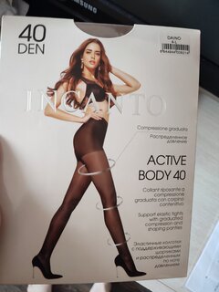 Колготки Incanto, Active Body, 40 DEN, р. 4, daino/загар, с уплотненными шортиками и укрепленным мыском - фото 1 от пользователя