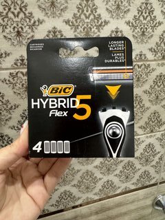 Сменные кассеты для бритв Bic, Hybrid 5 Flex, для мужчин, 4 шт, 921179 - фото 1 от пользователя