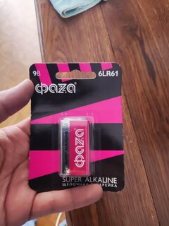 Батарейка ФАZА, 9V (6LR61), Super Alkaline, щелочная, блистер, 2858412 - фото 8 от пользователя