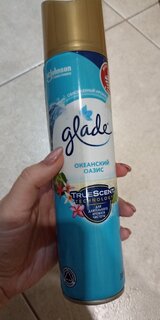 Освежитель воздуха Glade, 300 мл, Океанский оазис, 696747 - фото 2 от пользователя