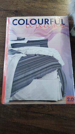 Постельное белье 2-спальное, простыня 180х214 см, 2 наволочки 70х70 см, пододеяльник 175х215 см, Colourful, поплин, 9879/2 - фото 2 от пользователя