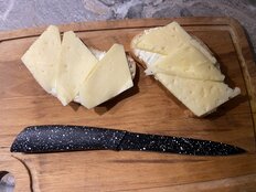 Нож кухонный Daniks, Карбон, универсальный, нержавеющая сталь, 12.5 см, рукоятка пластик, YW-A641-3-UT - фото 3 от пользователя