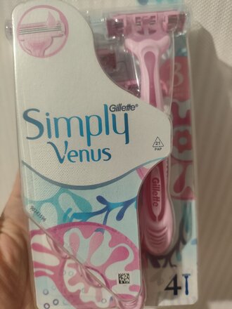 Станок для бритья Venus, Simply, для женщин, 3 лезвия, 4 шт, одноразовые - фото 3 от пользователя