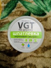 Шпатлевка VGT, Экстра, акриловая, по дереву, белая, 0.3 кг - фото 4 от пользователя