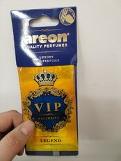 Ароматизатор в машину подвесной, сухой, Areon, &quot;VIP&quot; - Legend, 704-VIP-03 - фото 3 от пользователя