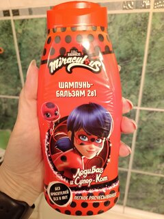 Шампунь-бальзам детский Miraculous, 2в1, Чудесная Леди Баг, 400 мл - фото 1 от пользователя