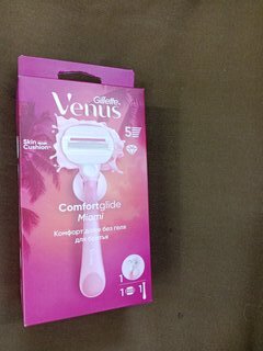 Станок для бритья Venus, Comfortglide Sugarberry, жен, 5 лезвий, 1смен.кас+держатель - фото 1 от пользователя