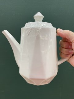 Чайник керамика, 1.2 л, Геометрия, Y4-9052, белый - фото 2 от пользователя