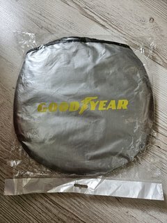 Шторка солнцезащитная на лобовое стекло, Goodyear, GY-SV-01, 153х75 см, универсальная складная, GY005301 - фото 4 от пользователя