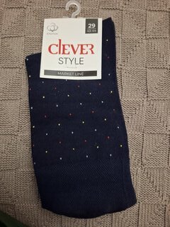 Носки для мужчин, хлопок, Clever, Market line, темно-синие, р. 29, M1000 - фото 3 от пользователя