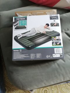 Матрас надувной Bestway, 191х137х25 см, Tritech Air, 6713M, без насоса, флокированный, 300 кг - фото 2 от пользователя