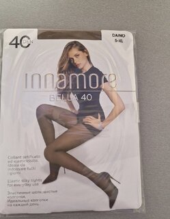Колготки Innamore, Bella, 40 DEN, р. 5, daino/загар, с шортиками и прозрачным мыском - фото 7 от пользователя