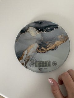 Весы кухонные электронные, стекло, Rion, Флюид, точность 1 г, до 5 кг, LCD-дисплей, PT-812 - фото 6 от пользователя