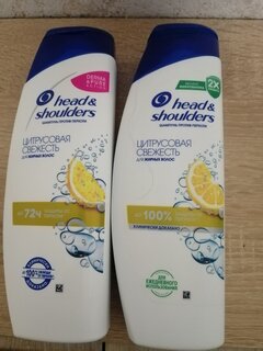 Шампунь Head &amp; Shoulders, Цитрусовая свежесть, для всех типов волос, 400 мл - фото 4 от пользователя