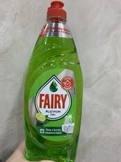 Средство для мытья посуды Fairy, Platinum Лимон и лайм, 650 мл - фото 7 от пользователя