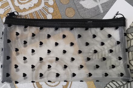 Косметичка 20х10 см, сетка, 100% полиэстер, Юниlook, 327-336, прямоугольная, застежка молния, в ассортименте - фото 3 от пользователя