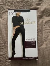 Колготки Glamour, Velour, 120 DEN, р. 3, nero/черные - фото 7 от пользователя