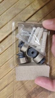 Комплект держателей для зеркала, 4 шт, серебро, Trodos, 101, 304005 - фото 1 от пользователя