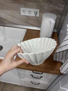 Салатник фарфор, фигурный, 22х10 см, 1.85 л, Маршмеллоу, 0530162 - фото 3 от пользователя