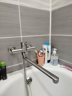 Смеситель для ванны, Stemix, с картриджем, SUS 800-006E - фото 2 от пользователя