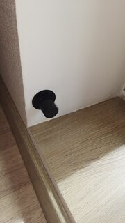 Упор дверной Зенит, УД-01, напольный, 5 см, матовый черный, БП-00014476 - фото 3 от пользователя
