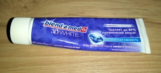 Зубная паста Blend-a-med, 3D White Арктическая свежесть, 100 мл - фото 3 от пользователя